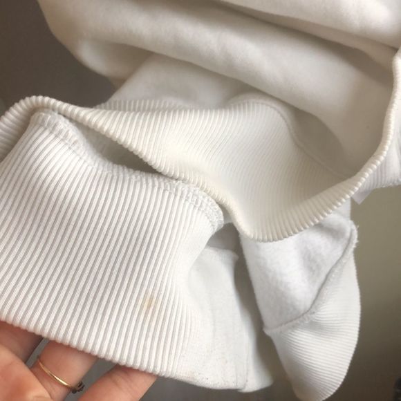 Calvin Klein Crewneck Rose White Sweater - Picture 8 of 8